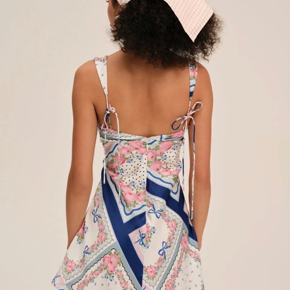 For Love & Lemons Summer Scarf Mini Dress - Medium - Picture 2 of 3